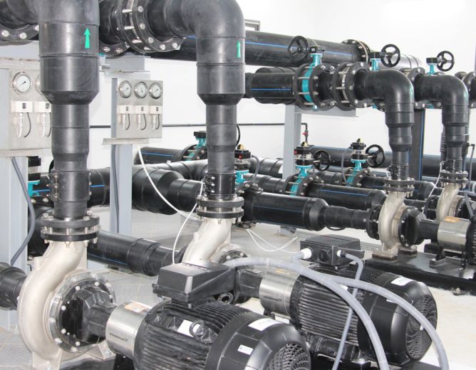 En œuvre pour doubler la productivité de la nouvelle usine de dessalement d’eau de mer à Laayoune 